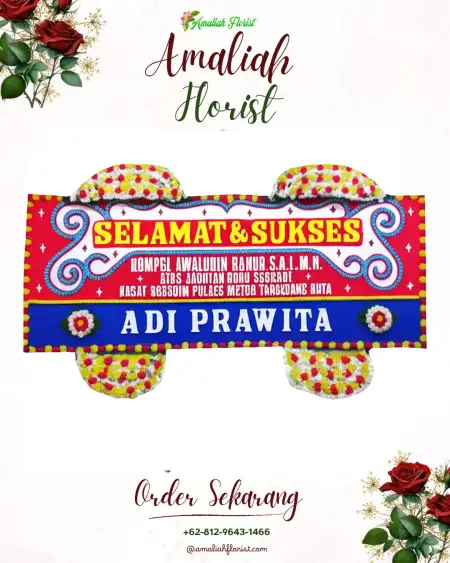 Papan Bunga Ucapan Selamat Boto